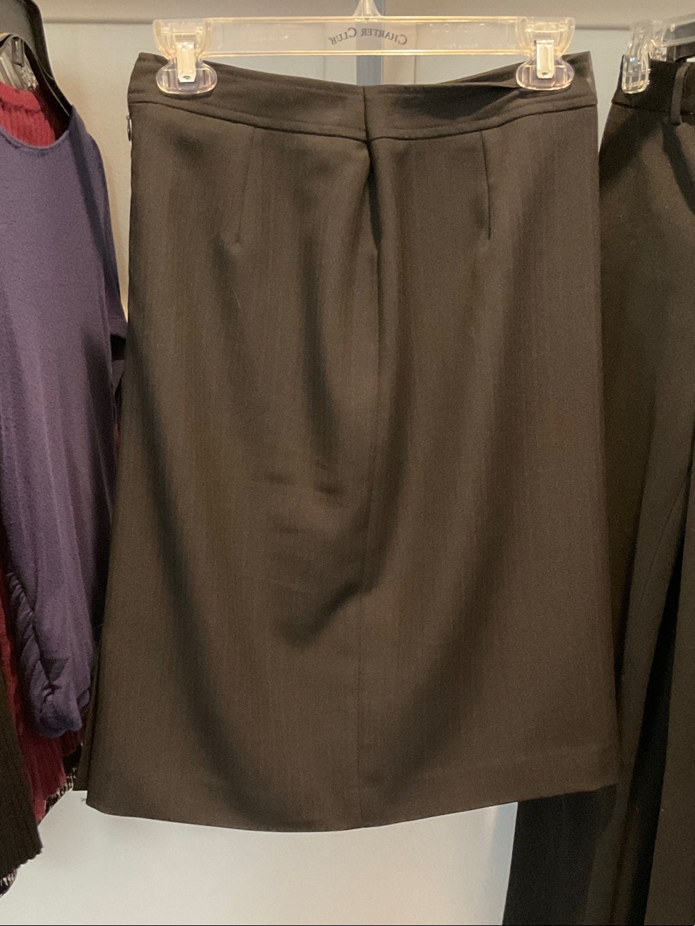 Classic Black Women's A-Line Skirt